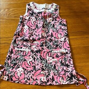 Lilly Pulitzer Pink and Black Kids Casual Dress
